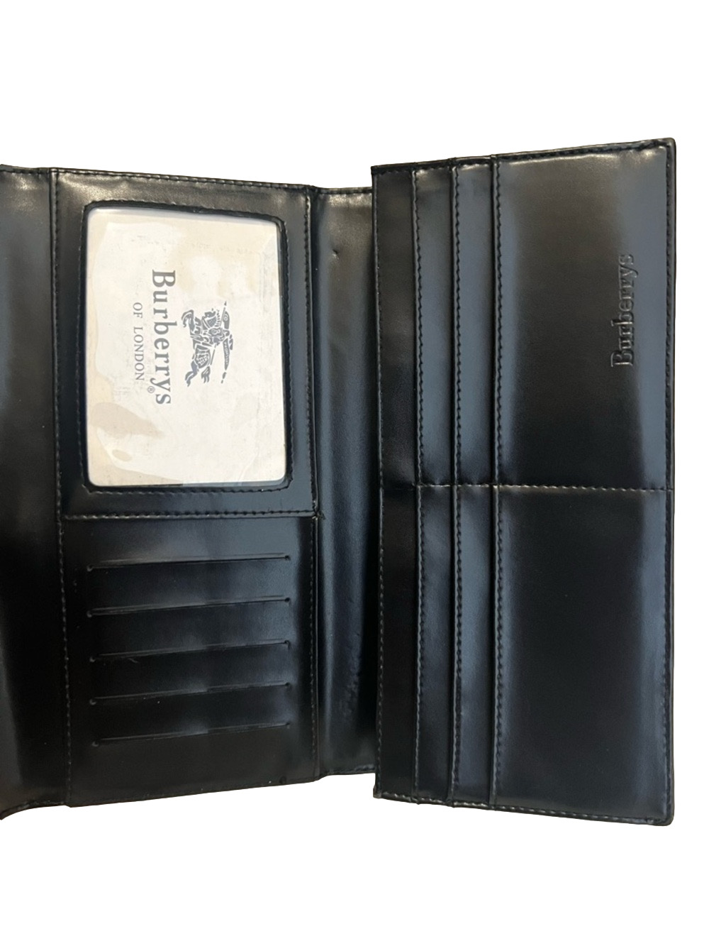 Burberry Vintage Haymarket Check Wallet with Burberrys Box - Picture 4 of 5